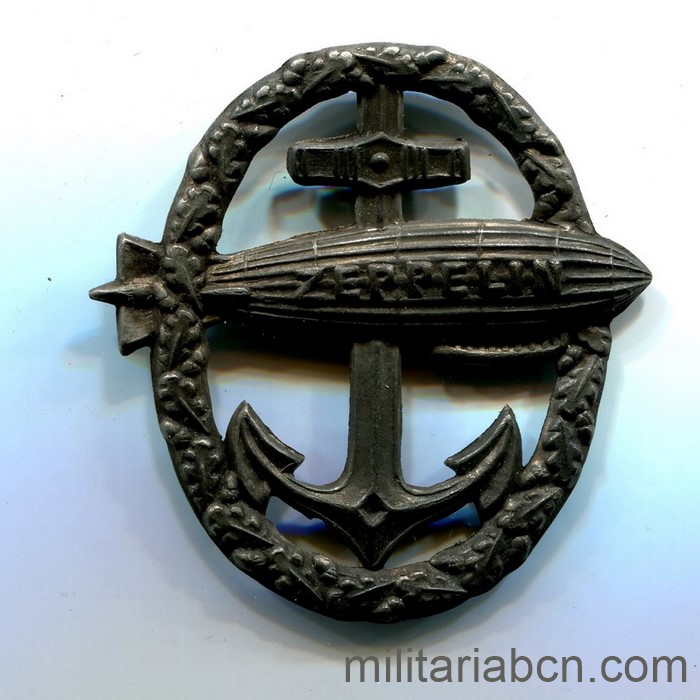 Alemania III Reich. Insignia gorra Compañía de Zeppelin