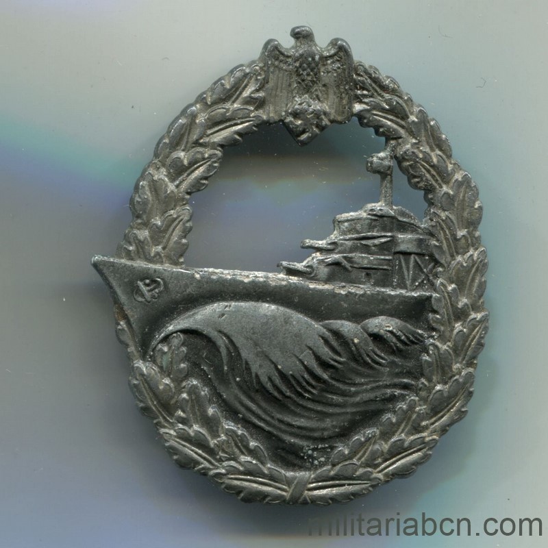 Alemania III Reich. Kriegsmarine. Placa de Destructors Marcada