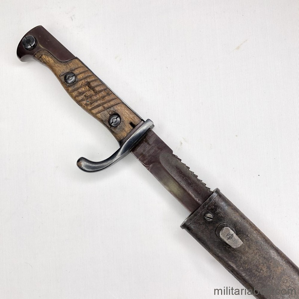 Alemania. Bayoneta alemana M1898/05 n/A de sierra