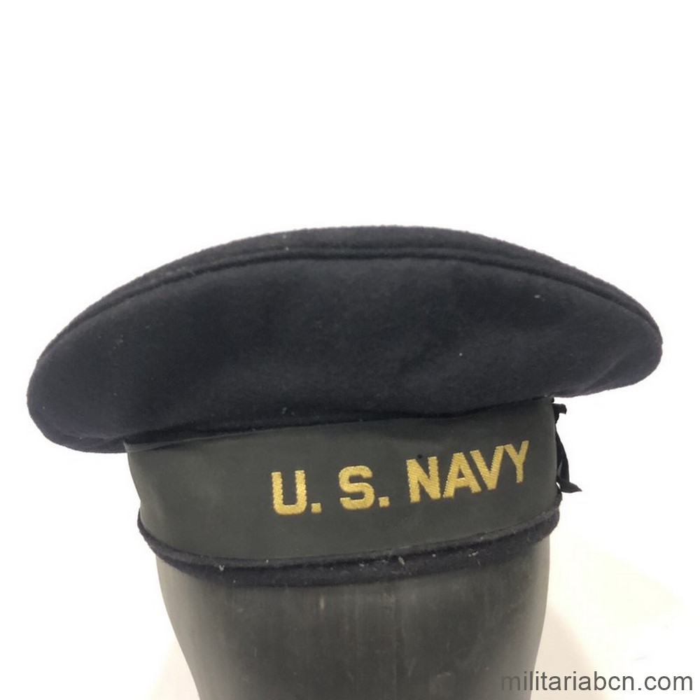 Estados Unidos. USNavy. Gorra de Marinero de la Segunda Guerra Mundial. Modelo de Invierno