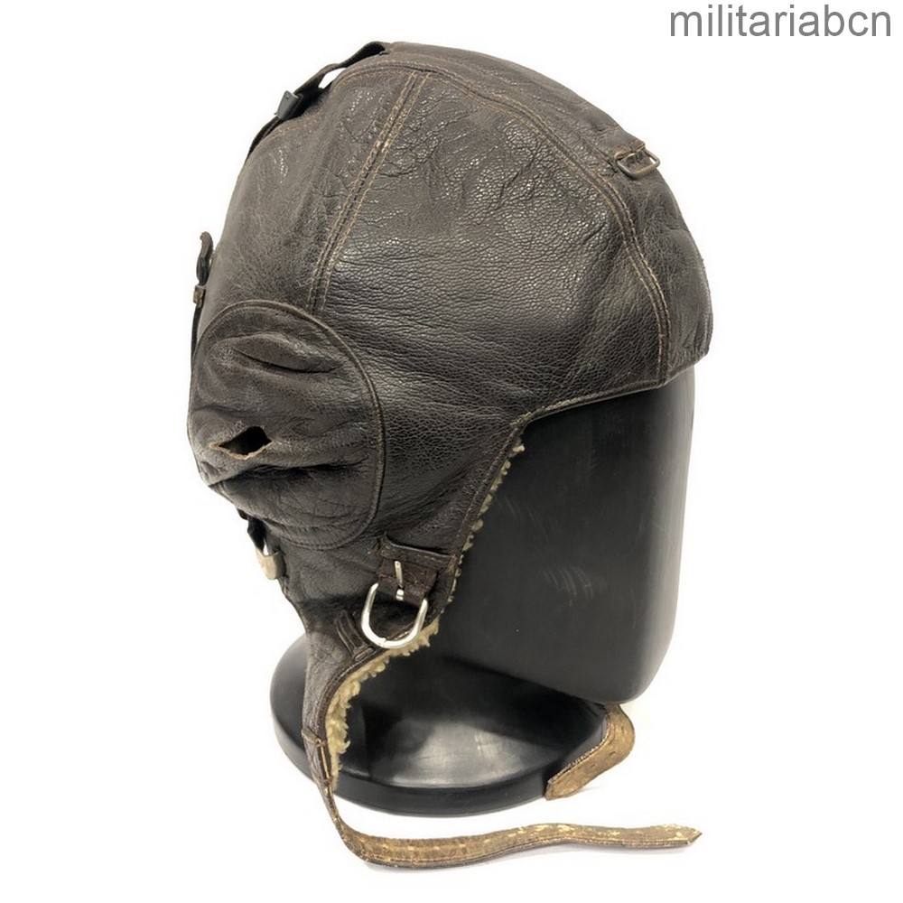 Alemania III Reich. Gorro de vuelo de Piloto tipo LKpW101, fabricado por Siemens