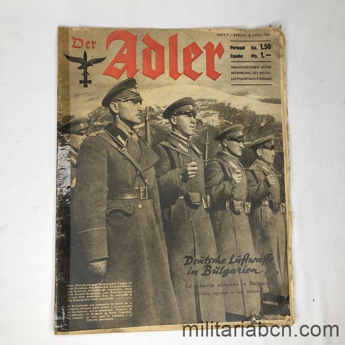 Revista Der Adler nº 7 Abril 1941