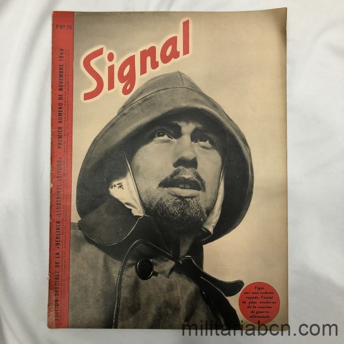 Revista Signal nº 15 Noviembre 1940. Texto en francés