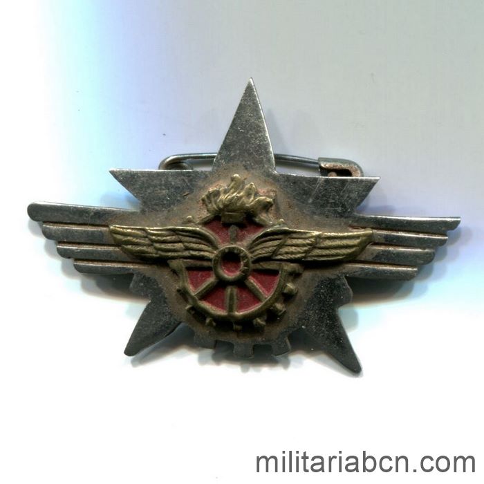 Guerra Civil Española. Insignia de Comisario del Cuerpo de Tren