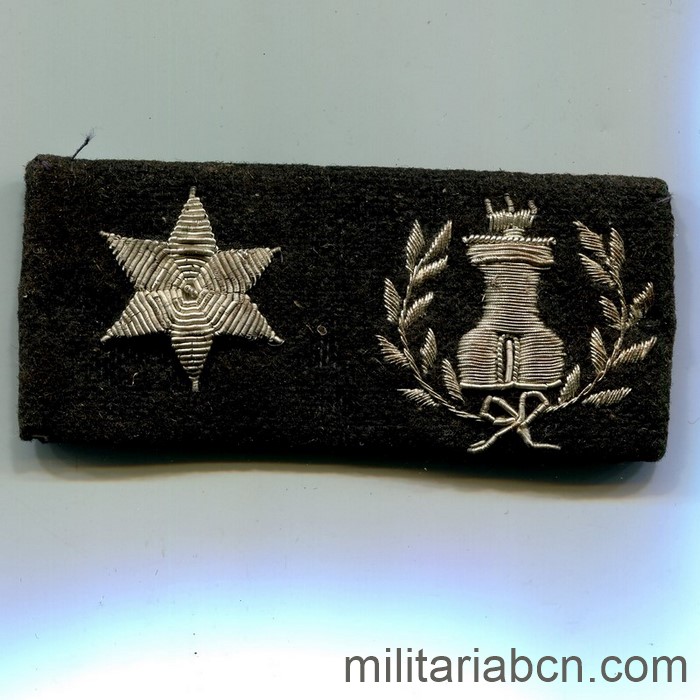 Insignia de pecho. Alférez de Ingenieros. Guerra Civil Española