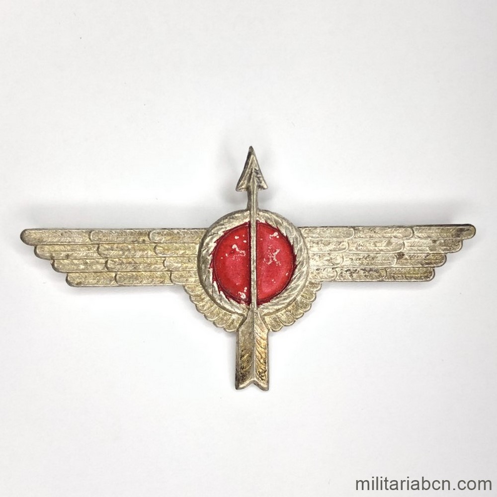 Insignia de pecho de la Agrupación de Infantería de Ametralladoras Antiaéreas. Guerra Civil