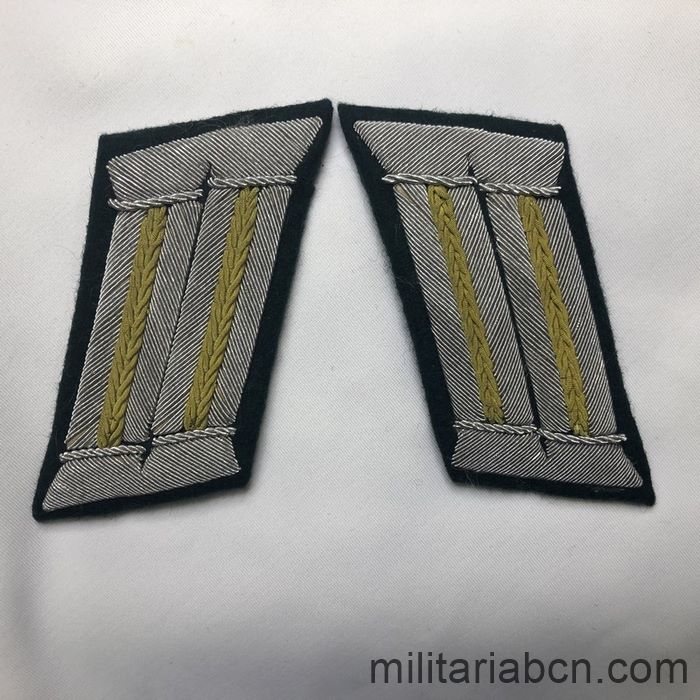 Alemania III Reich. Insignias de cuello de Oficial de Caballería