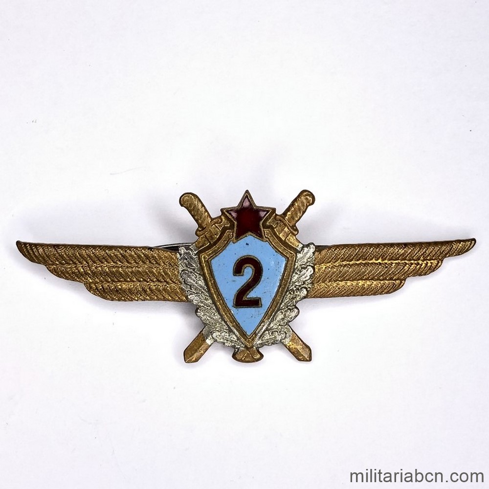 URSS Alas de Piloto Militar. 2ª Clase. Modelo 1966