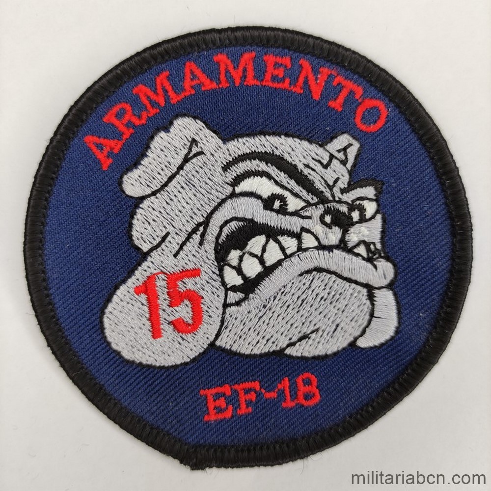 España. Ejército del Aire. Parche del Ala 15  EF-18 Armamento