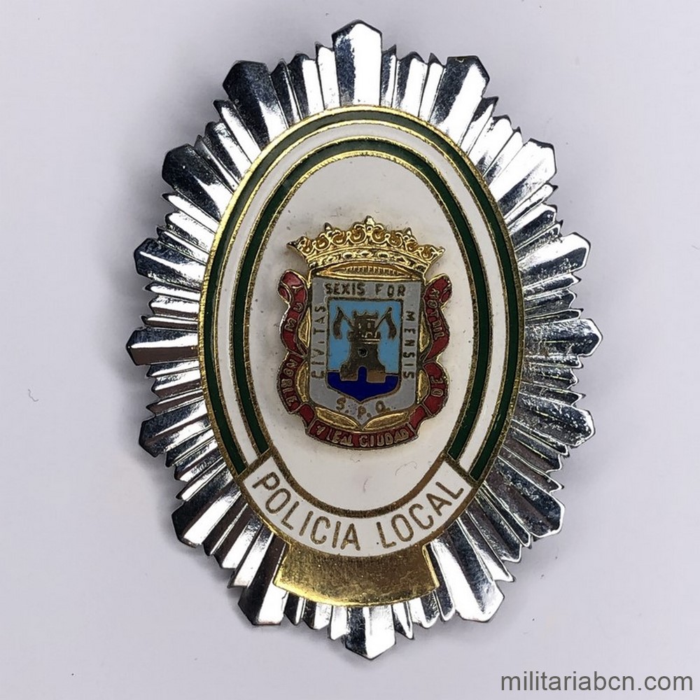 Placa de la Policía Local de Motril