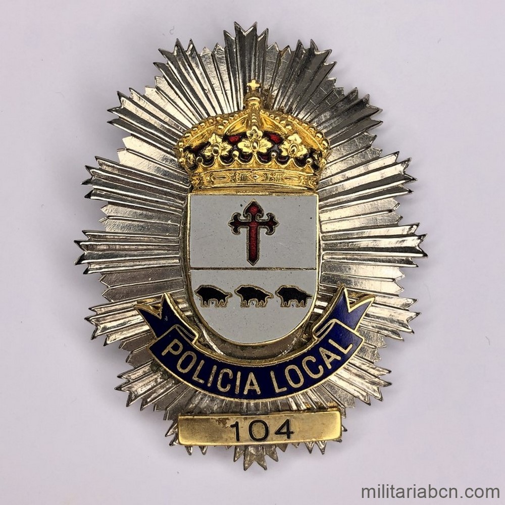 Placa de la Policía Local de Calamonte