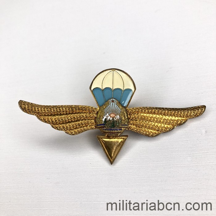 Rumanía. Insignia Paracaidista. Modelo 1967. Sin clasificar.