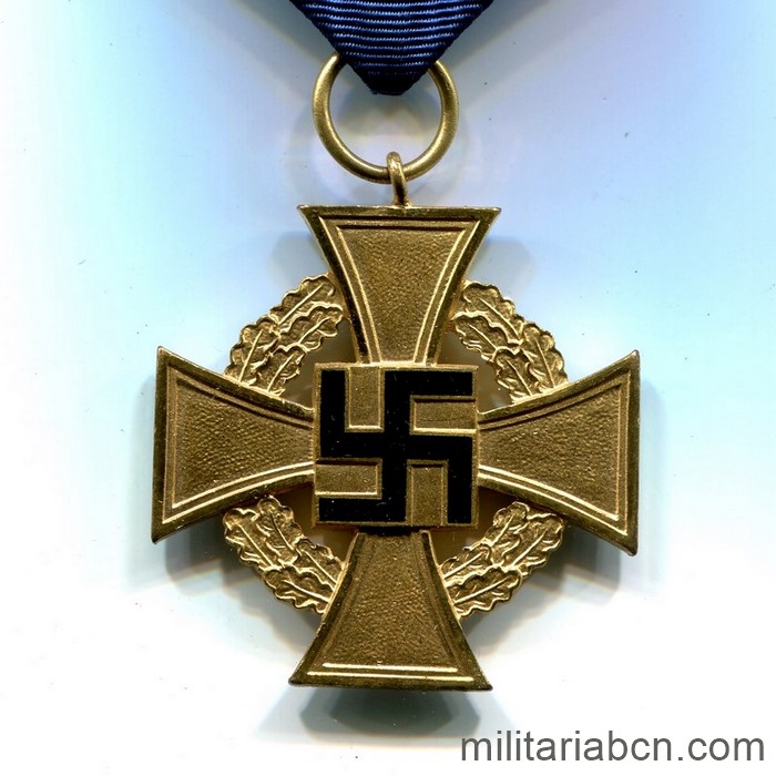 Alemania III Reich. Cruz de 1ª Clase por 40 Años de Servicio
