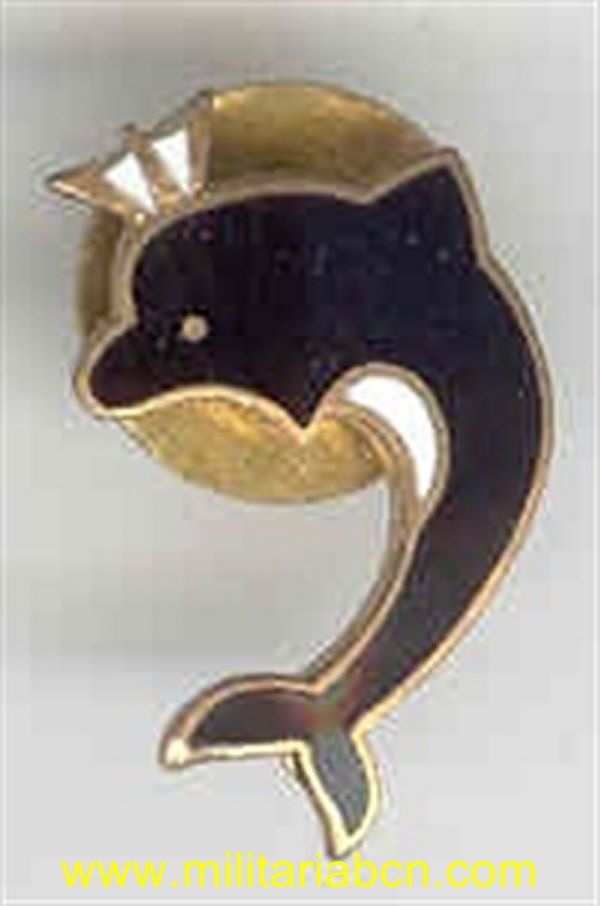 URSS Unión Soviética. Insignia esmaltada. Delfín