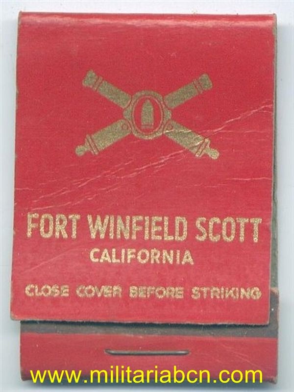 Caja de cerillas del Ejército de los Estados Unidos. 2º Guerra Mundial. Sin las cerillas.