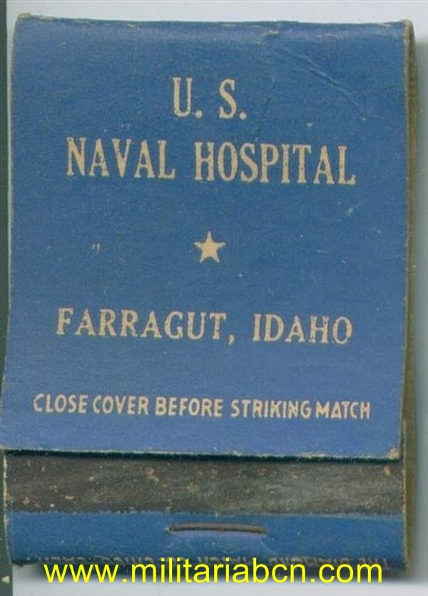 Caja de cerillas del Ejército de los Estados Unidos. 2º Guerra Mundial. Sin las cerillas.