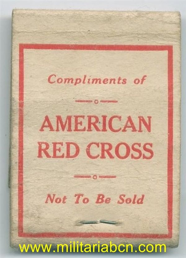 Caja de cerillas del Ejército de los Estados Unidos. 2º Guerra Mundial. Sin las cerillas.