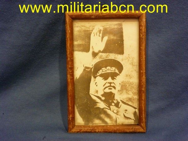 Cuadro con la imagen de Stalin.  150 x 97 mm.