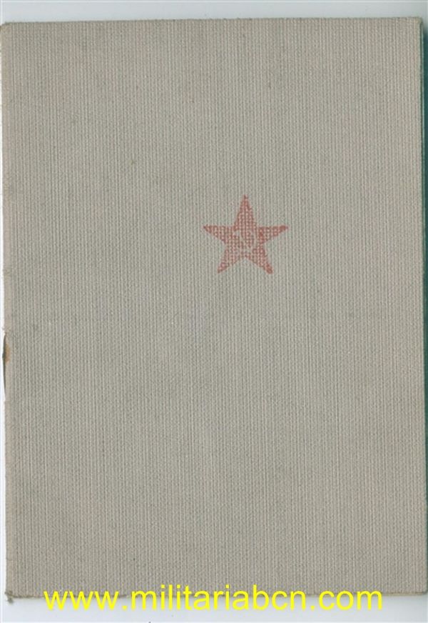 Cartilla Militar de Tropa. 1942.
