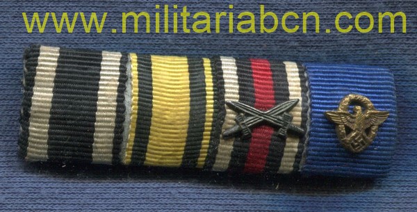 Alemania III Reich. Pasador de diario con las medallas