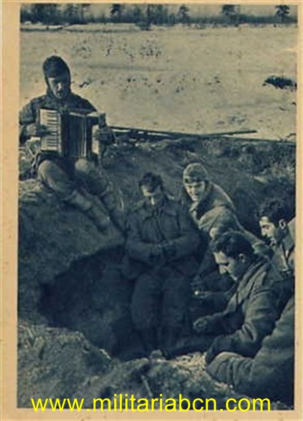 Postal de la División Azul. DA017. Sin circular