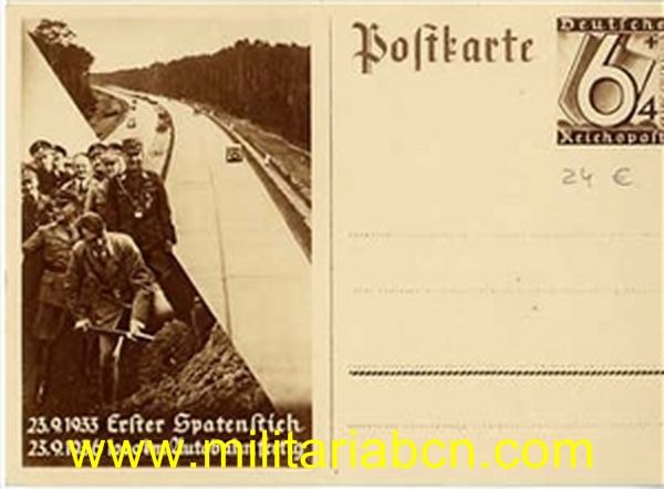 Postal III Reich. Sin circular D063