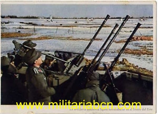 Postal III Reich. Sin circular Texto en castellano. D086