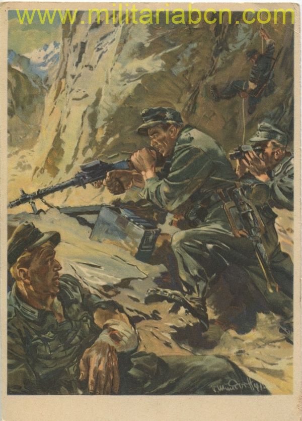 Alemania III Reich. Postal 2ª Guerra Mundial.
