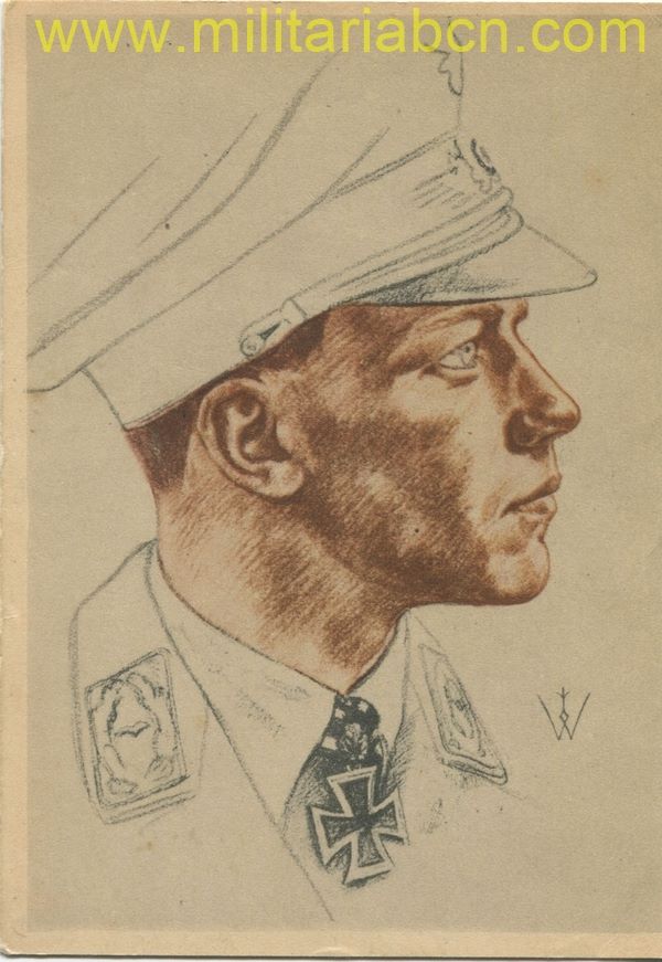 Alemania III Reich.    2ª Guerra Mundial.    Postal.  Willrich.  Major Wid.