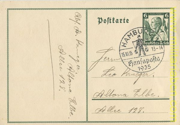 Alemania III Reich. Postal 2ª Guerra Mundial.