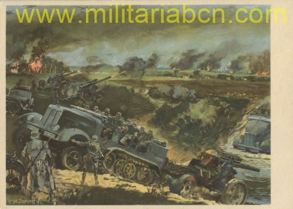 Alemania III Reich. Postal 2ª Guerra Mundial.