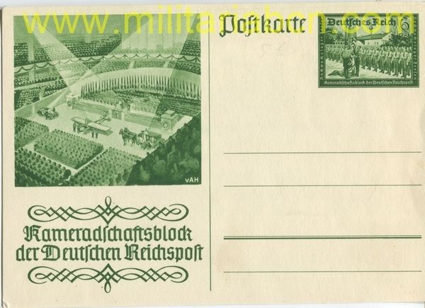 Alemania III Reich. Postal 2ª Guerra Mundial.