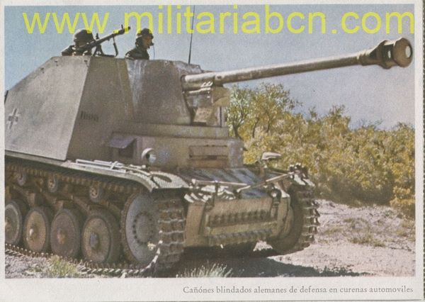 Alemania III Reich. Postal 2ª Guerra Mundial. Texto en castellano.