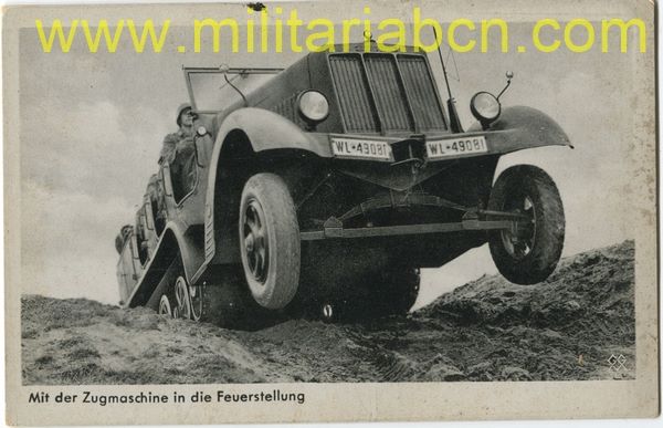 Alemania III Reich.  Postal.  Wehrmacht Bildserie.