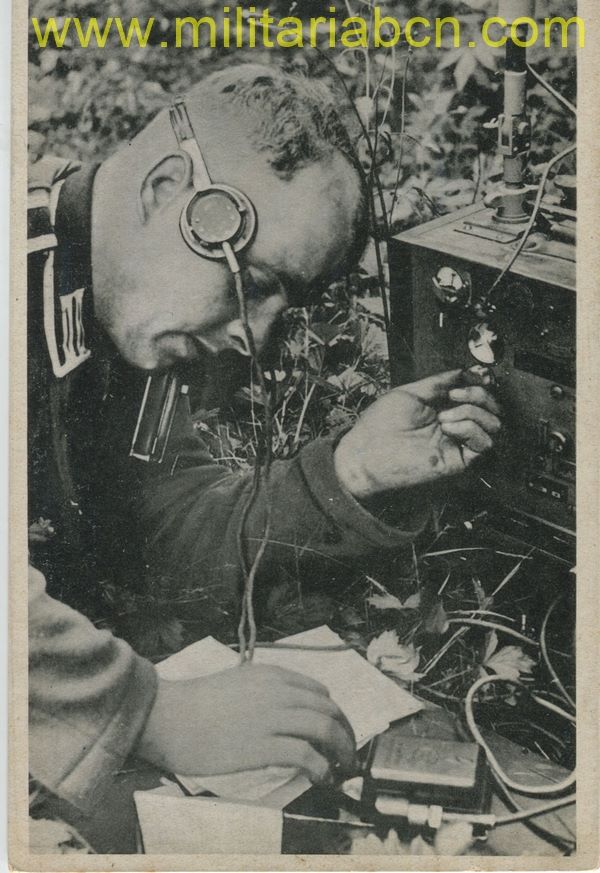 Alemania III Reich.  Postal.  Unsere Wehrmacht.