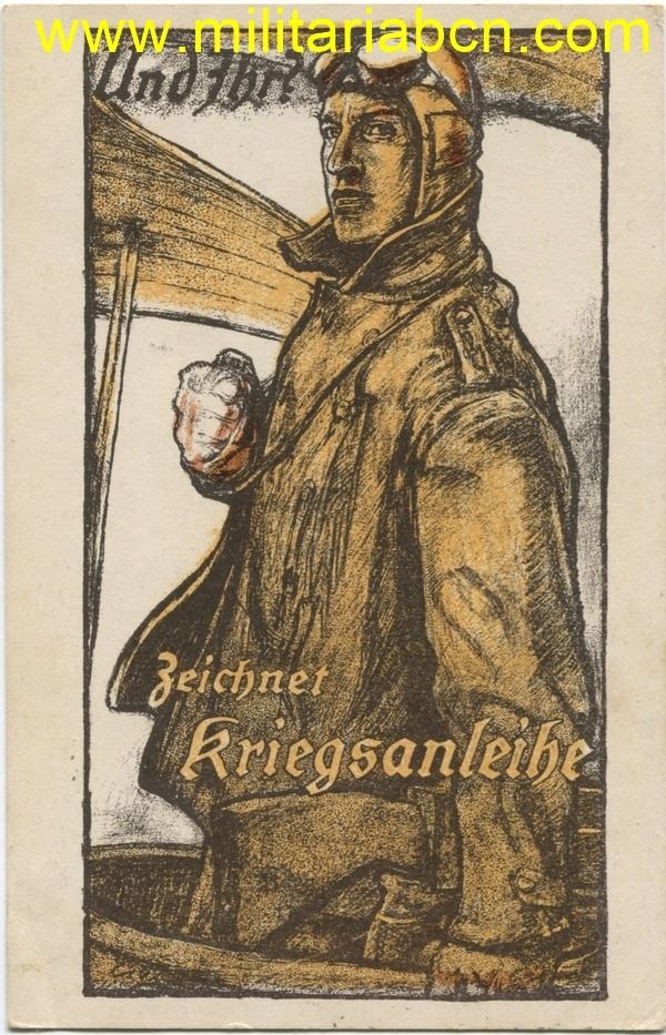 Alemania. Postal de propaganda. 1ª Guerra Mundial. B3