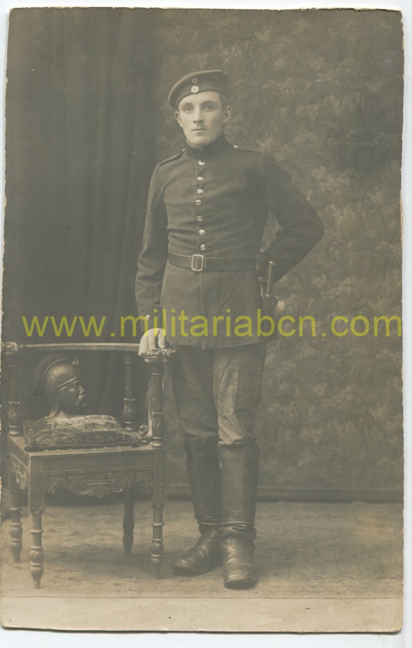 Alemania. Postal retrato de Militar. 1ª Guerra Mundial. M4