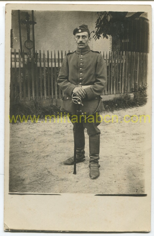 Alemania. Postal retrato de Militar. 1ª Guerra Mundial. M3