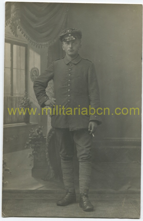 Alemania. Postal retrato de Militar. 1ª Guerra Mundial. M1