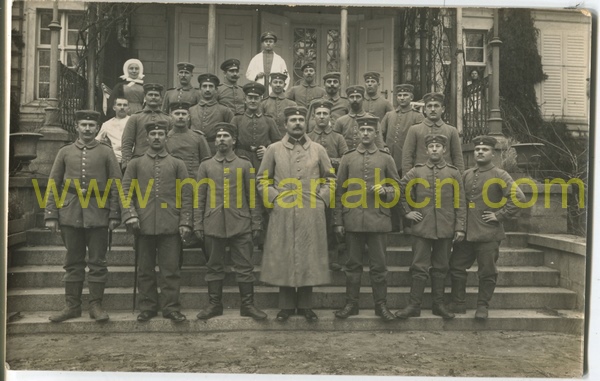 Alemania. Postal retrato de Militares. 1ª Guerra Mundial. M1