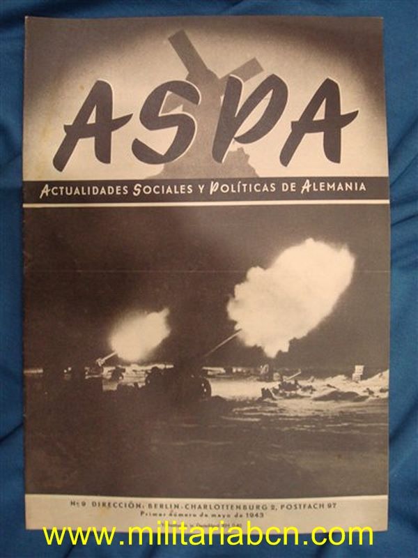 Aspa Revista de Actualidades Semanales de Prensa Alemana.nº 9. Mayo 1943