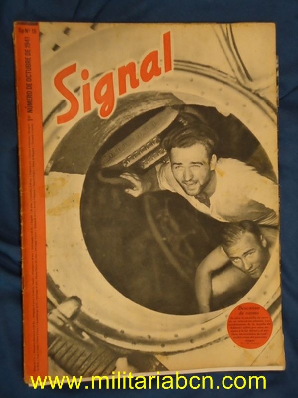 Alemania III Reich. Revista Signal. Versión alemana. nº 19 Octubre 1941.