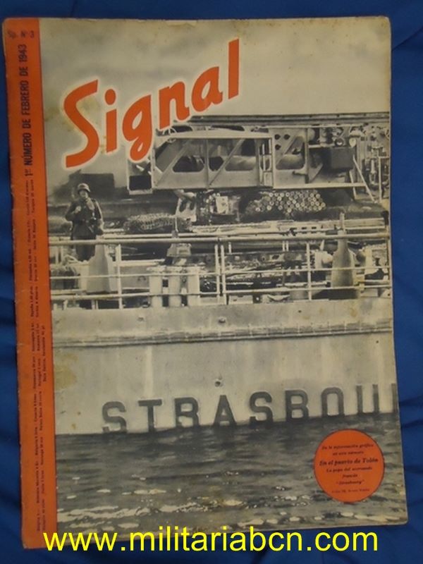 Alemania III Reich. Revista Signal.  Versión en castellano.  nº 3 Febrero 1943.