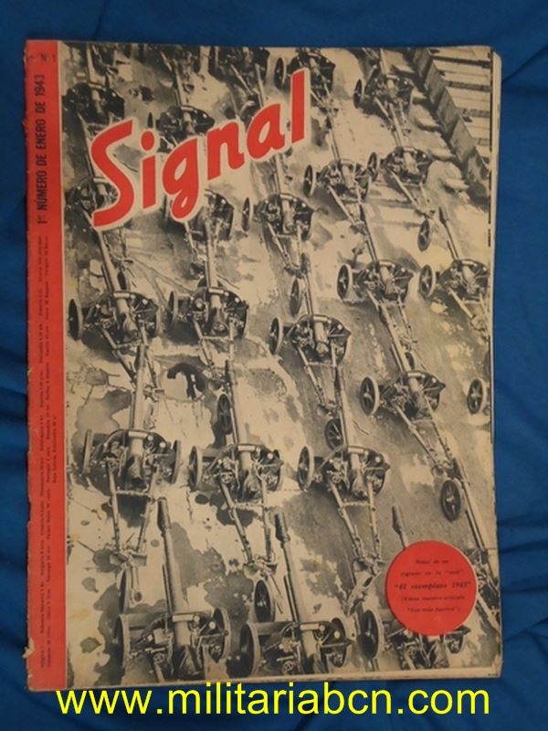 Alemania III Reich. Revista Signal.  Versión en castellano.  nº 1 Enero 1943.