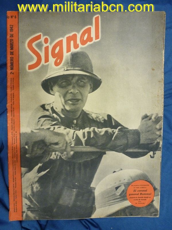 Alemania III Reich.  Revista Signal.  En castellano.  Nº 6 marzo 1942.