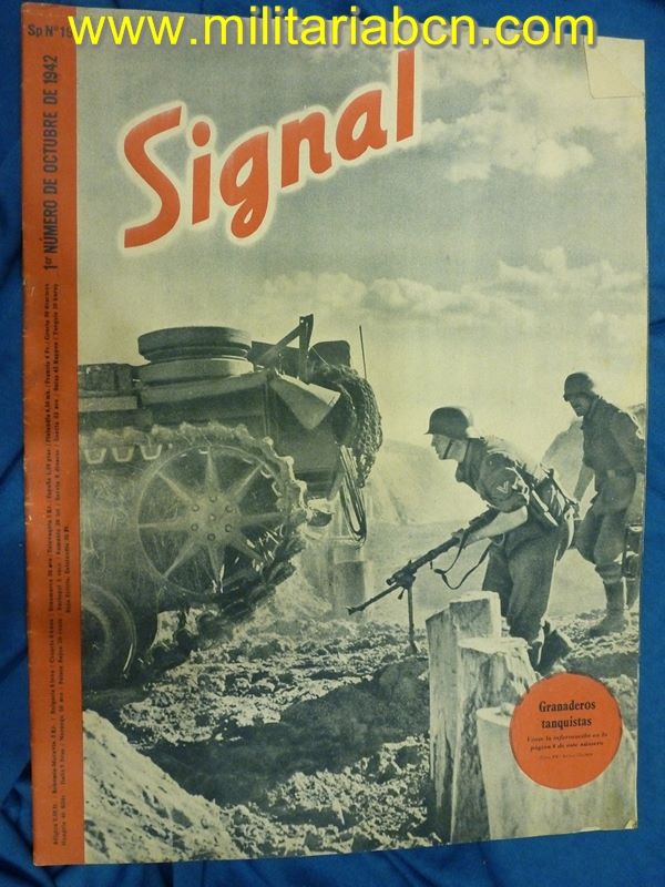 Alemania III Reich.  Revista Signal.  En castellano.  Nº 19 Octubre 1942.