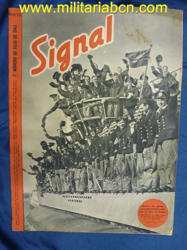 Revista Signal.  En castellano.  Nº 13 julio 1943.