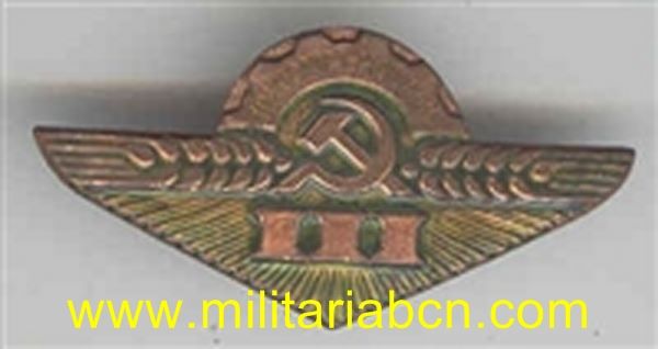 URSS Unión Soviética. Insignia de Tractorista 3 ª Clase