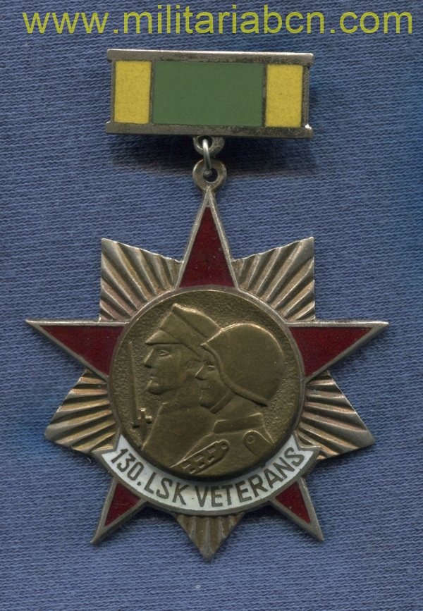 URSS Medalla Conmemorativa de la 130 División Letona del Ejército Rojo. 1985.