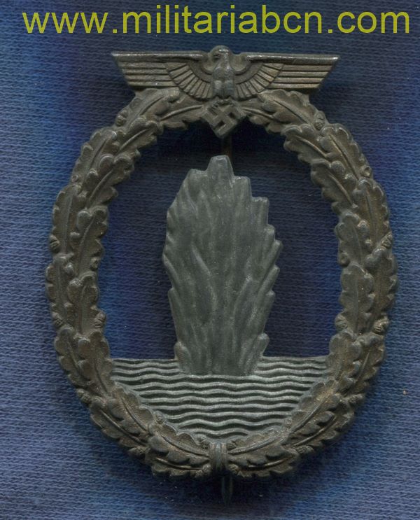 Alemania III Reich. Placa de Minadores y Desminadores. Kriegsmarine.